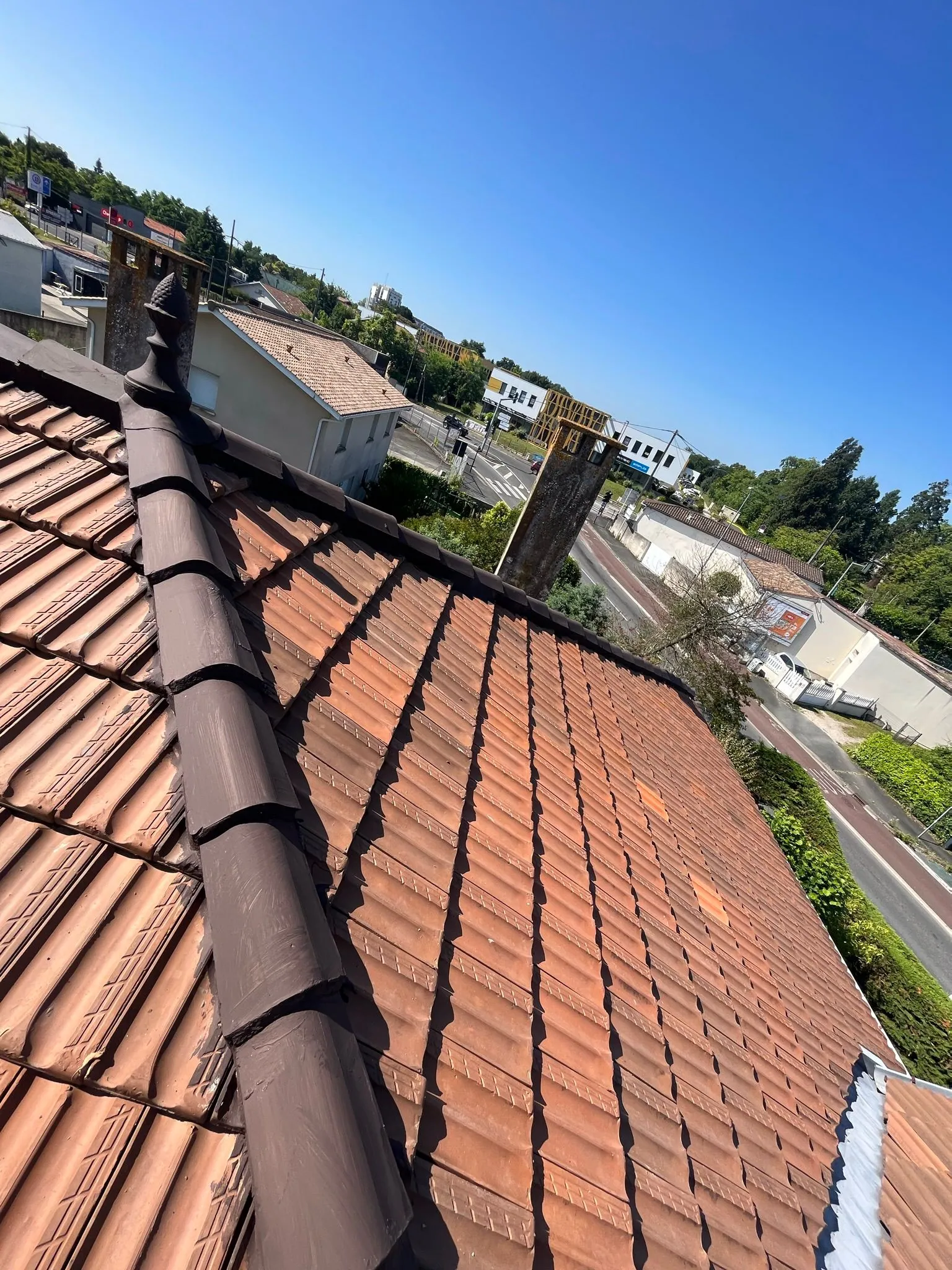Chantier de couverture en Charente-Maritime