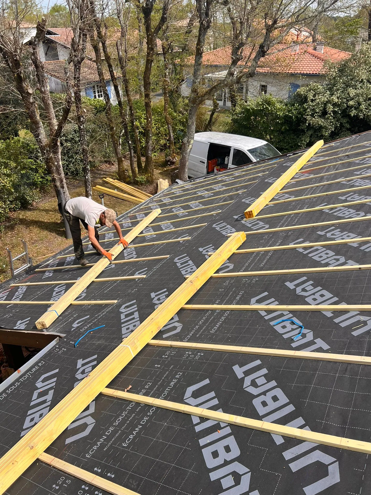 Chantier de couverture en Charente-Maritime