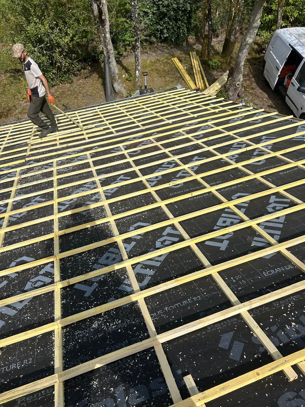 Chantier de couverture en Charente-Maritime