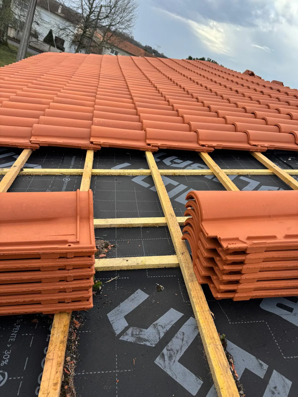 Chantier de couverture en Charente-Maritime