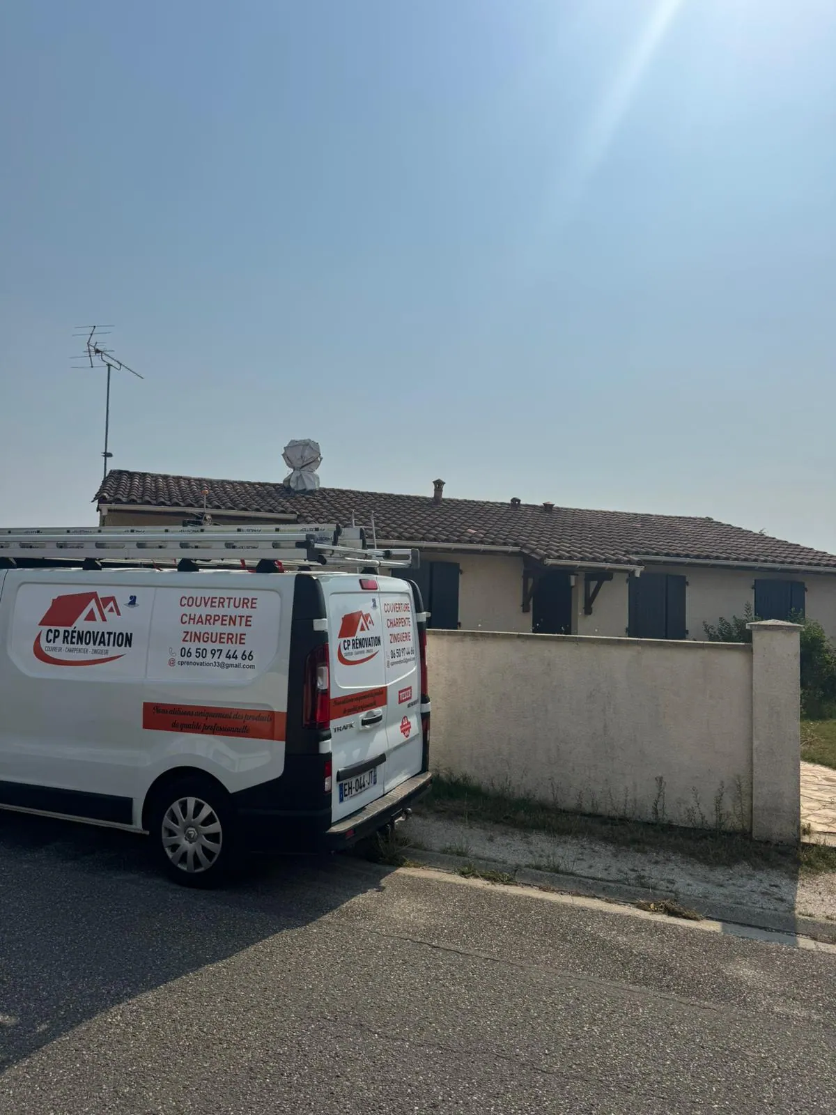 Chantier de couverture en Charente-Maritime